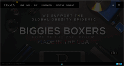 Desktop Screenshot of biggiesboxers.com